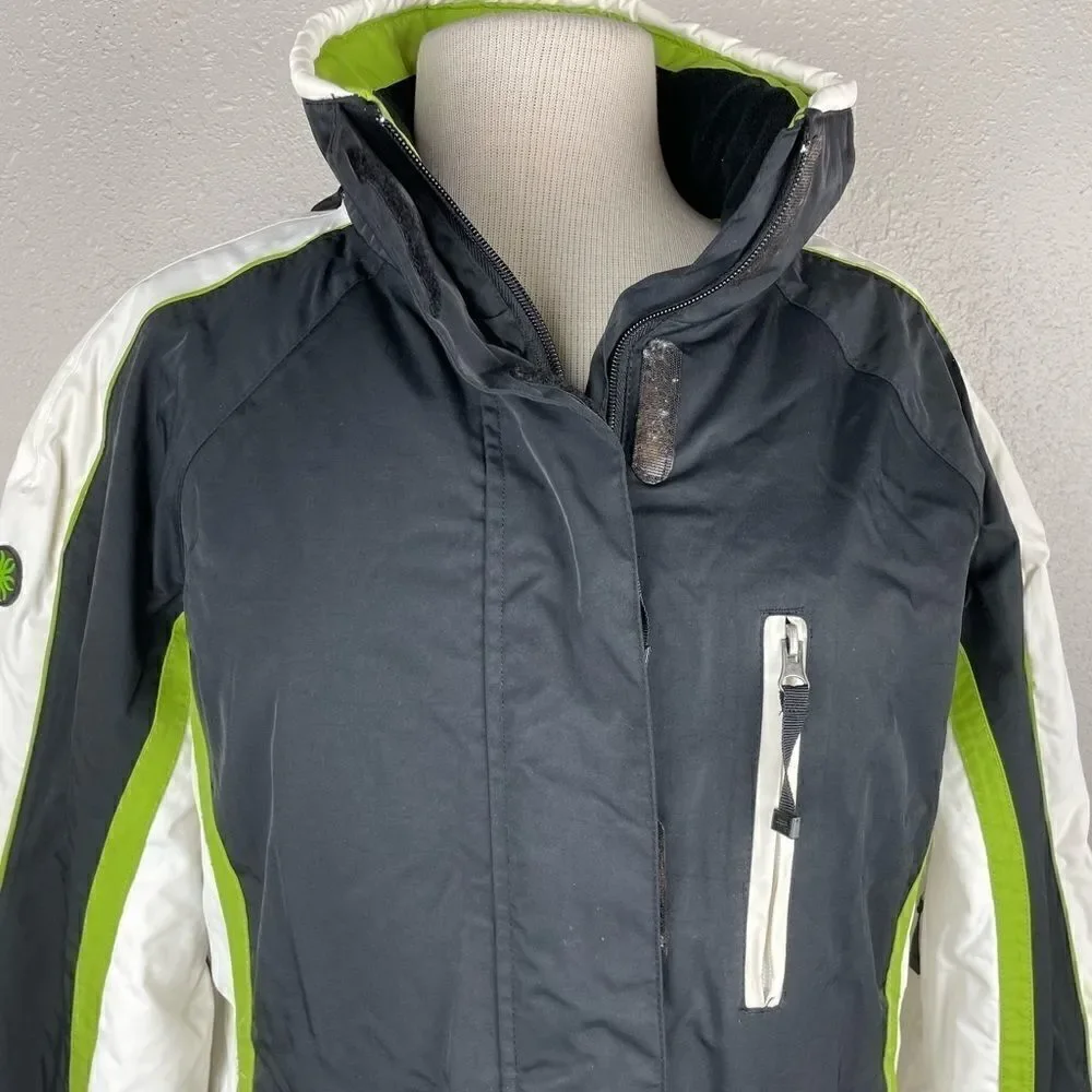 Crane Sports Hooded Ski/Snowboard Jacket Size M EUC
